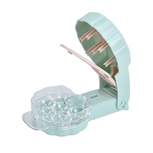 Cherry Pitter Olive Core Pitter Remover Fácil de presionar Herramienta de extracción de semillas de cereza de tama?o peque?o con caja de alenamiento de nueces para dátiles rojos, Cherries Pit,