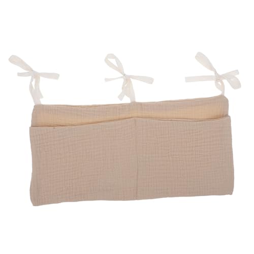 GALPADA Portable Stroller Bag Baby Stroller Storage Pouch Mesh Bag for Toys Essentials Cotton Organizer for Bassinet