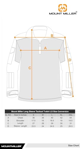 Image of MOUNTMILLER Mens Full Sleeve Ripstop Tactical Polo T-Shirt | UV Protective| Ideal for Hiking & Trekking, Outdoor