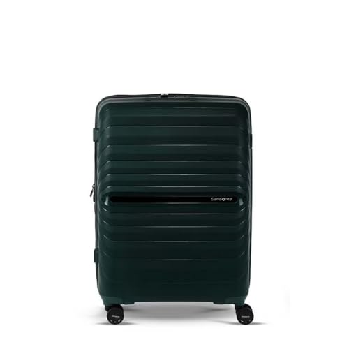 Image of Samsonite Octolite Neo Expandable 68 Cms Medium Check-inPolypropylene Hard Sided 8 Wheel Spinner Luggage /Suitcase /Trolley Bag (Green)-10 Year Global Warranty
