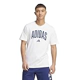 Adidas Men's Collegiate Lineage Graphic T-Shirt, White, Large