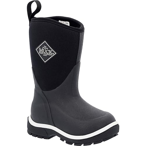 Muck KEL-000-BLK-010-000-YOUTH 1 R BK(US) Boot Unisex-Kid'S Element Knee High Boot cover