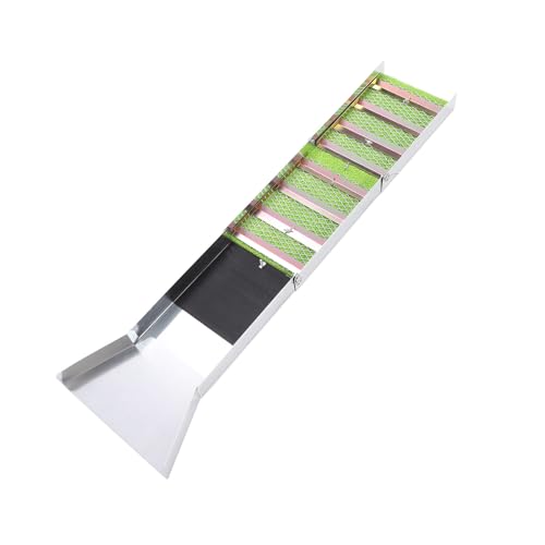 Zerodis Caja de Esclusa Plegable para Minería de Oro, Herramienta de Prospección Portátil de Aleación de Aluminio Dragado Compacto para Corriente de Río