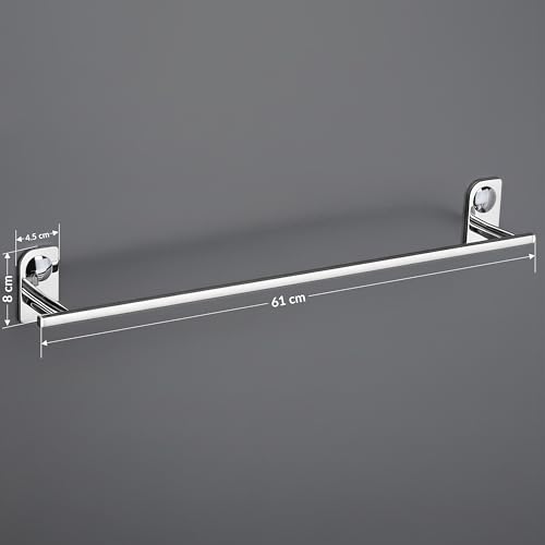 Image of Plantex (Primax) Dream Stainless Steel Towel Hanger for Bathroom /Single Towel Rod /Bar /Bathroom Accessories (24inch) - Chrome - Pack of 1