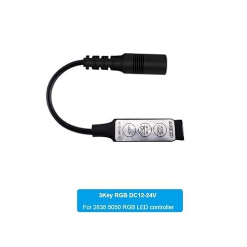 Controlador LED RGB USB regulable para regular brillo en tiras 5050 3