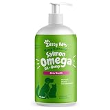 Zesty Paws Salmon Omega Oil Hemp for Dogs and Cats with Wild Alaskan Salmon Oil Omega 3 and 6 Fatty Acids with EPA DHA for Pets Supports Normal Skin Moisture and Immune System Function 32oz