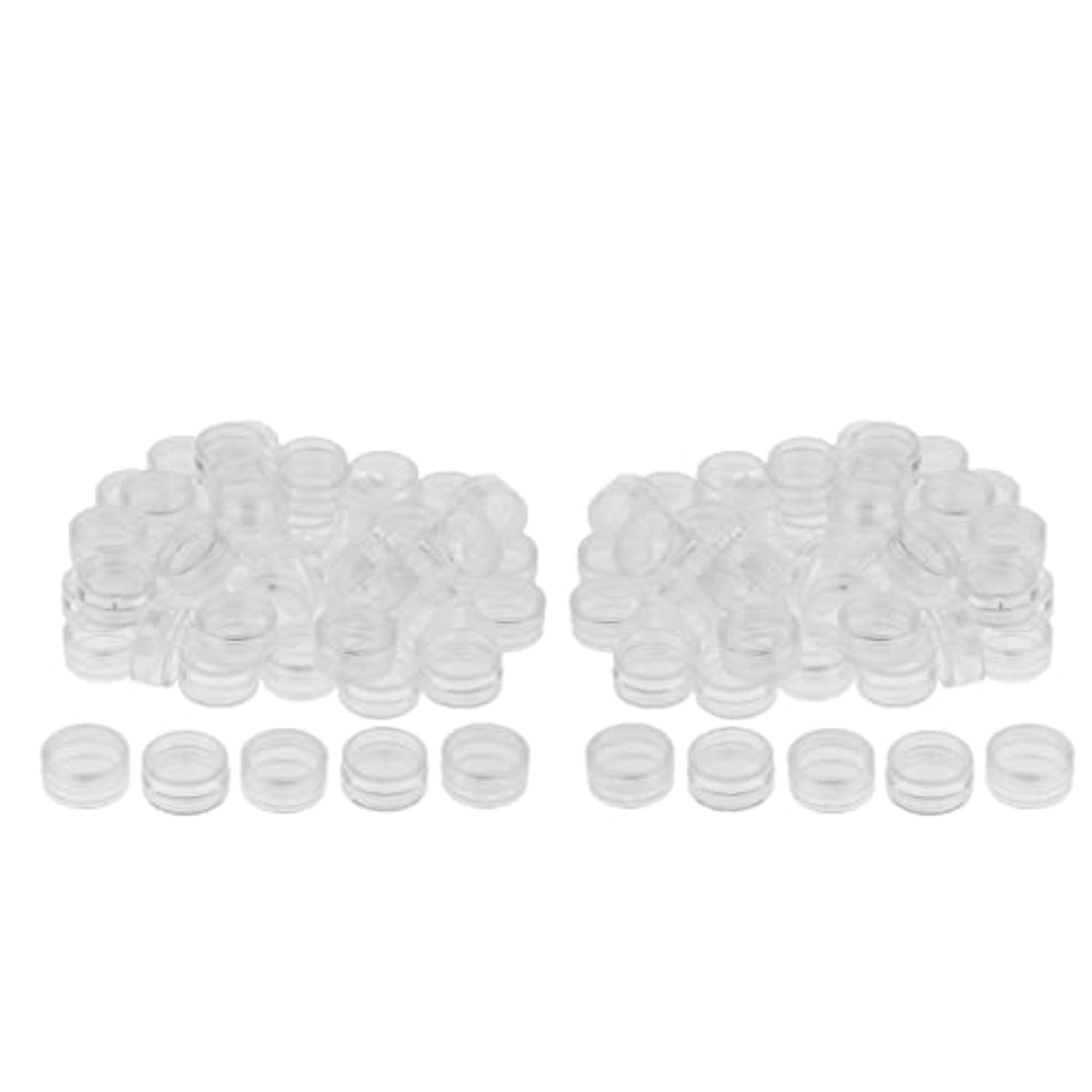 100x 3 Gram Jar Cosmetic Sample Container