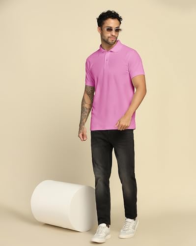 Image of VastraVibes Men's Polo Regular Fit T-Shirt