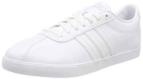 Image of adidas Women's Courtset Fitness Shoes, White (Footwear White /Footwear White /Matte Silver), 8.5 UK