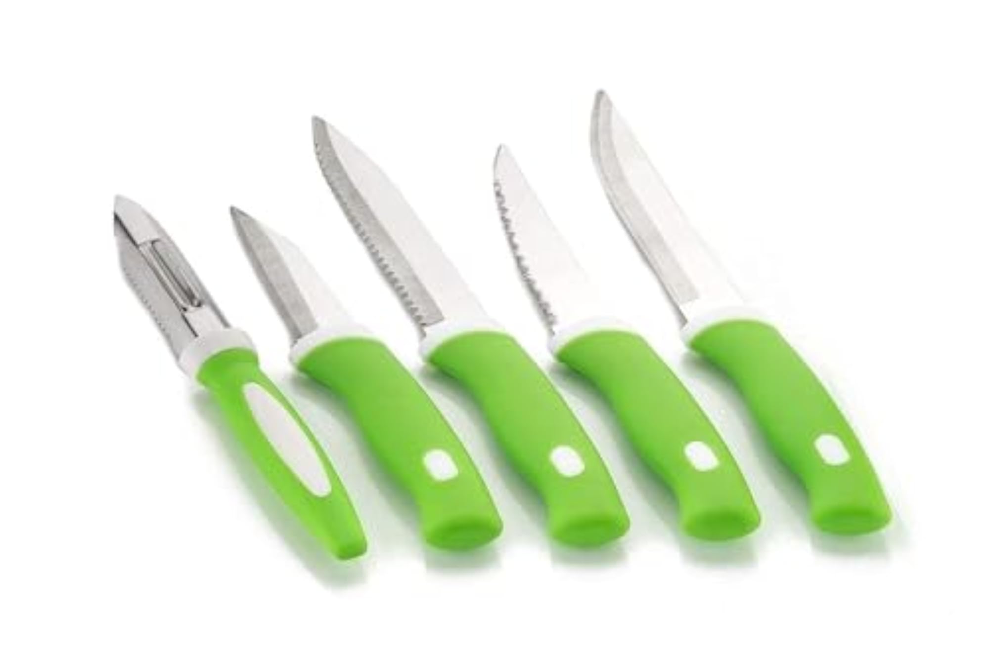 Green Knife Plastic Stand, Sturdy and Stylish Knife Holder