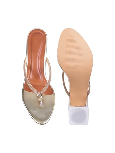 Image of SilverArrow womens Velmo Fashion Sandals|Block Heel Sandals With Open Back|Fusion Wear