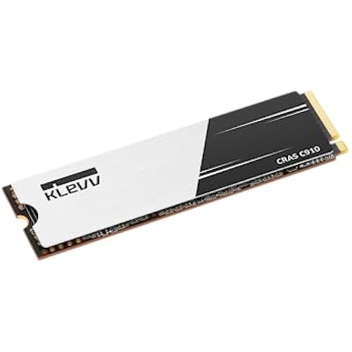 KLEVV CRAS C910 2TB M.2 2280 NVMe PCIe Gen4x4 Laptop & Desktop Internal SSD Heatsink Included, up to 5200MB/s (K02TBM2SP0-C91)