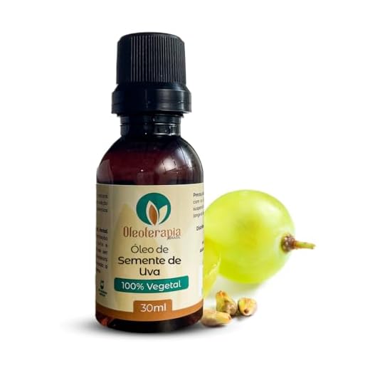 Óleo Vegetal de Semente de Uva - 100% natural uso capilar e corporal (30ml)