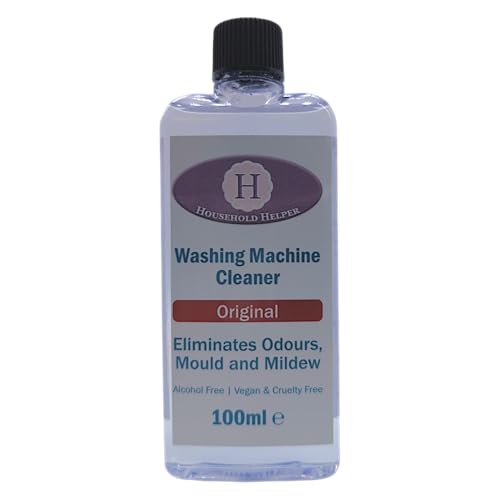 Limpiador de lavadora, elimina olores, moho y moho, sin alcohol, vegano (sin perfume)