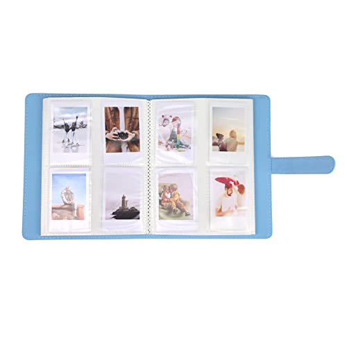 MUZIRI KINOKOO 256 Pockets Photo Album for 3-inch Film Fuji Instax Mini EVO/Mini 12/11/9/8/7+/25/90 Camera Photo PU Leather Album Blue - Image 4