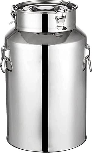 Récipient de stockage de liquides en inox 201, boîte à thé et seau de lait