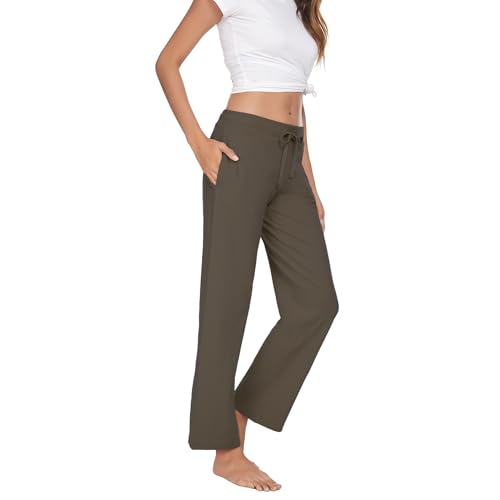Image of U2SKIIN Pajama Pants for Women Soft, Cotton Comfortable Womens Lounge Sleep Pj Bottoms for Women