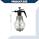 Hihaha Sprühflasche/Außensprühflasche für Garten und Zuhause/Robustes Kunststoffmaterial 1,5L / 1 Stück Grau