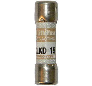 (5 Pack) LITTLE FUSE KLKD015 15A, 600V, KLKD-15 Fuse