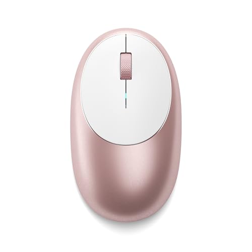 Image of Satechi M1 Wireless Bluetooth Mouse, USB-C Rechargeable, Compact, Rose Gold | Compact, portable design, for MacBook Air /Pro /Neo, iPad Air /Pro, iPad Mini, Mac Mini, iMac, Windows