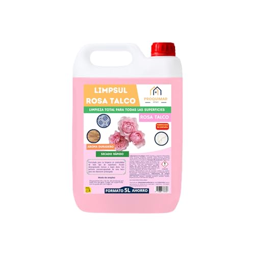 Fregasuelos Rosa Talco 5L – Limpieza Profesional con Perfume...