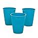 Fun Express - 16oz Turquoise Plastic Cup for Party - Party Supplies - Solid Tableware - Solid Cups - Party - 20 Pieces