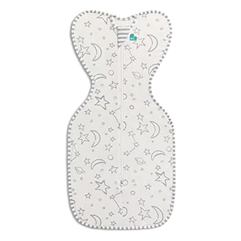 Love To Dream Swaddle UP Bamboo | 1.0 TOG Baby Swaddle Blanket | Award Winning Soft Sleeping Bag Essential | Newborn - 2.2kg-3.8kg | Cream Cover