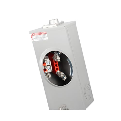 Base de compteur électrique 200A en acier galvanisé de haute résistance