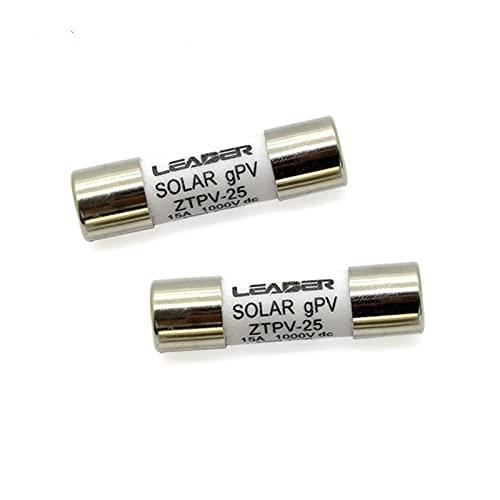 Fusible Solar DC 10x38mm 2A con Aleaciones de Alta Resistencia Térmica 1000V 6