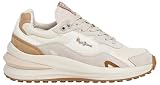 Pepe Jeans Winslow Fierce W - Tenis para Mujer, Beige Crudo Blanco, 5 UK