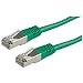 Produktbild ROLINE LAN Kabel mit Ethernet | Netzwerkkabel RJ 45 | Cat 5e S/FTP | Grün 0,5 m