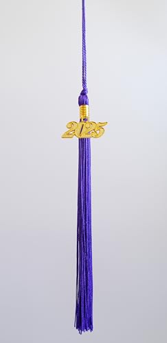Image of 2025 Tassel Graduation, Purple Tassel for Graduation Cap 2025