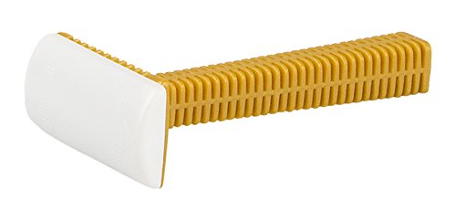Medegen 4777-75 Shave Prep Unweighted Razor with Stainless Steel Blade, Gold, Pack of 100