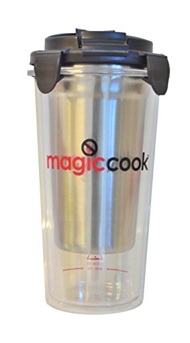 Magic Cook Triple Layer Tumbler Cup 15 oz Cup Cooker x 1 Refill Heat Pack