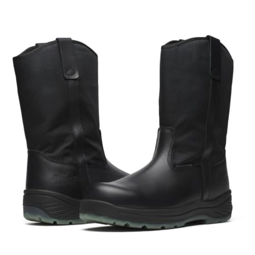 Thorogood Thoro-Flex 10” Black Safety Toe Work Boots for Men and Women - Made from Full-Grain Leather with Composite Toe and Slip-, Oil-, and Puncture-Resistant Outsole3