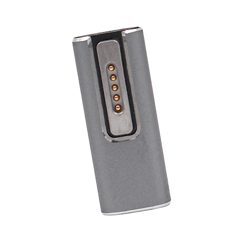 VOANZO Magnetic USB C Adapter T-Tip Adapter Laptop Charging Converter magsafe 2 MacBook, Silver - Image 2