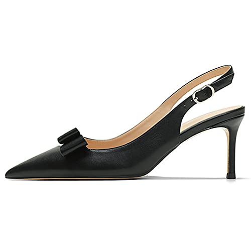 Escarpins à bout pointu confortables : talon 6cm et bride ajustable contre la fatigue