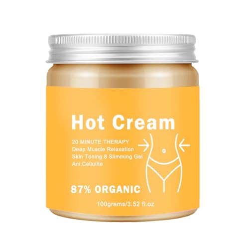 Crema Sudoración Adelgazamiento,Crema De Retención Muscular Corporal | Gel Reductor Reafirmante 100g para Brazos Cintura Abdomen Piernas Hombre Mujer