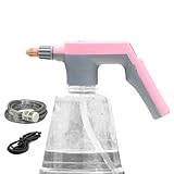 Elektrischer Sprüher, 2000 mA, Handsprüher mit wiederaufladbarer Düse, elektrischer kabelloser Zerstäuber – für Auto, Garten, Garage, Outdoor, Jäten, Rasen, Hinterhof, Haus, Innenbereich