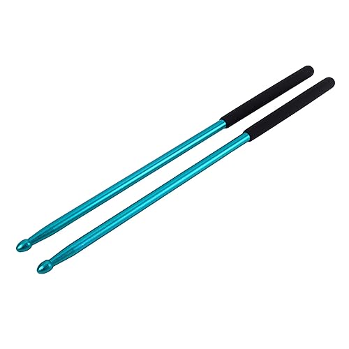 Baquetas de aleación de aluminio para batería color azul miniatura 1