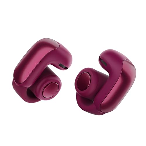 Bose Ultra Open Bluetooth Earbuds True Wireless Earbuds with OpenAudio for Awareness Clip On Design for Comfort Immersive Audio Up to 48 Hrs of Playtime Deep Plum