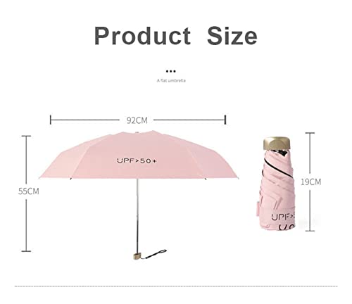 Image of House of Quirk Mini Pocket Compact Sun&Rain Umbrella Lightweight Portable Small Folding Umbrella Travel