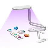 Support Inclinable & Pliable avec Régulation de Hauteur: Le support peut être incliné et étendu, s'adaptant aussi bien à de petits qu'à de grands moules. Pliable en une taille plate pour un rangement aisé – parfait pour le durcissement sur table ou en position surélevée. Un must-have pour les projets d'artisanat DIY, il combine praticité et polyvalence.