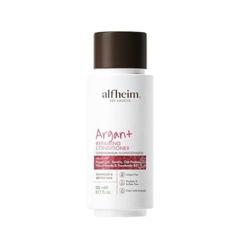 Argan Repairing Conditioner|Moisturizing & Strengthening for Dry, Damaged Hair|Anti-Frizz, Detangling & Smooth Shine|Infused with Argan Oil, Keratin & Niacinamide|Sulfate & Paraben-Free 10.7oz
