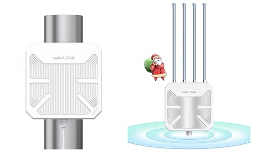 Image of WAVLINK AX3000 Outdoor WiFi 6 Repeater -AX1800 Weatherproof Long-Range WiFi Extender /Access Point /Router with Dual Band /PoE /IP67 Waterproof