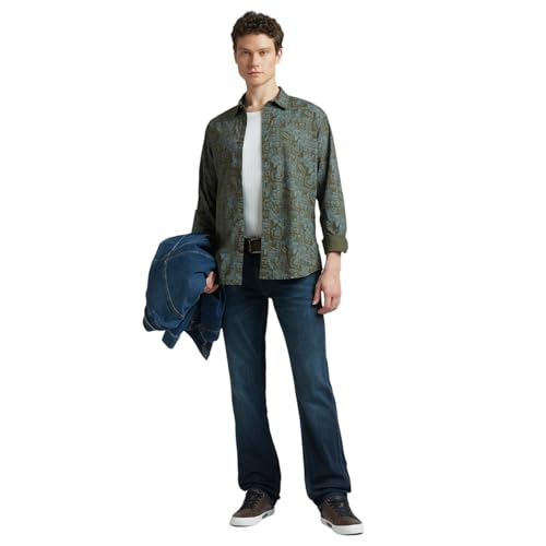 Image of Pepe Jeans Men's Casual Shirt | Trendy Printed Shirt for Men| Regular Fit | Full Sleeve | Available in Plus Size, Cotton
