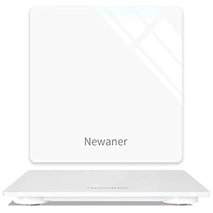 Newaner Digitale persoonlijke schalen, gewichtsschalen met high-precision sensoren en gehard veiligheidsglas met extra…