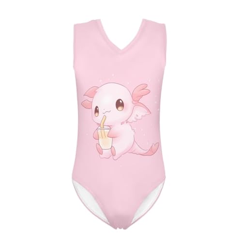 Image of Xhuibop One Piece Swimsuits for Girls Beachwear Bathing Suits 3-14