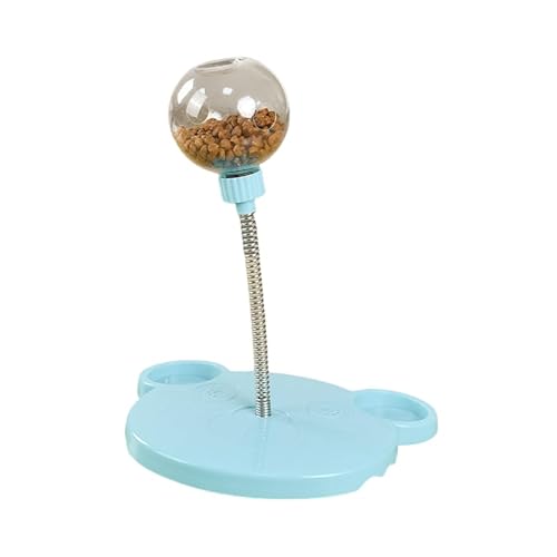 猫 おもちゃ 一人遊び 新設計 餌漏れ ボール 知育玩具 給餌おもちゃ 猫おもちゃ 回転ボール ペット用品 ねこ 遊ぶ盤 猫じゃらし ネコ おもちゃ 吸盤式 安定吸着 簡単移動 猫 遊び道具 用品 人気 猫のおもちゃ (ブルー)