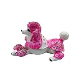 Photo Gallery chunran li89 10,8 x 5,9 x 6 cm, squisiti ornamenti decorativi per la casa, scatola portagioie creativa e carina in lega a forma di barboncino grande, smaltata, ornamenti a forma di animale (rosa, 10 x Photo Gallery chunran li89 10,8 x 5,9 x 6 cm, squisiti ornamenti decorativi per la casa, scatola portagioie creativa e carina in lega a forma di barboncino grande, smaltata, ornamenti a forma di animale (rosa, 10 x